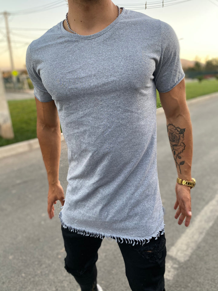 Long shirt Gray Destroyed