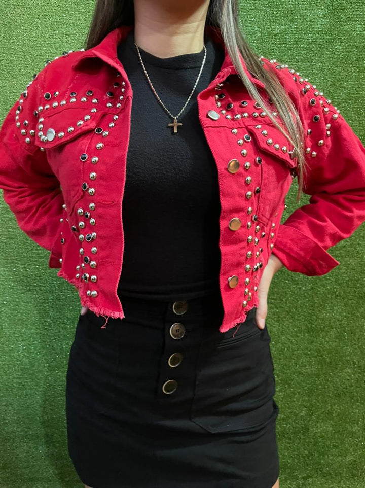 Jacket Tachas Red