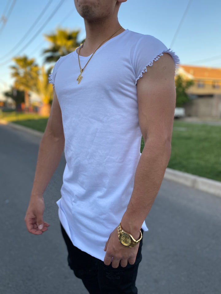 Long Shirt Muscular White